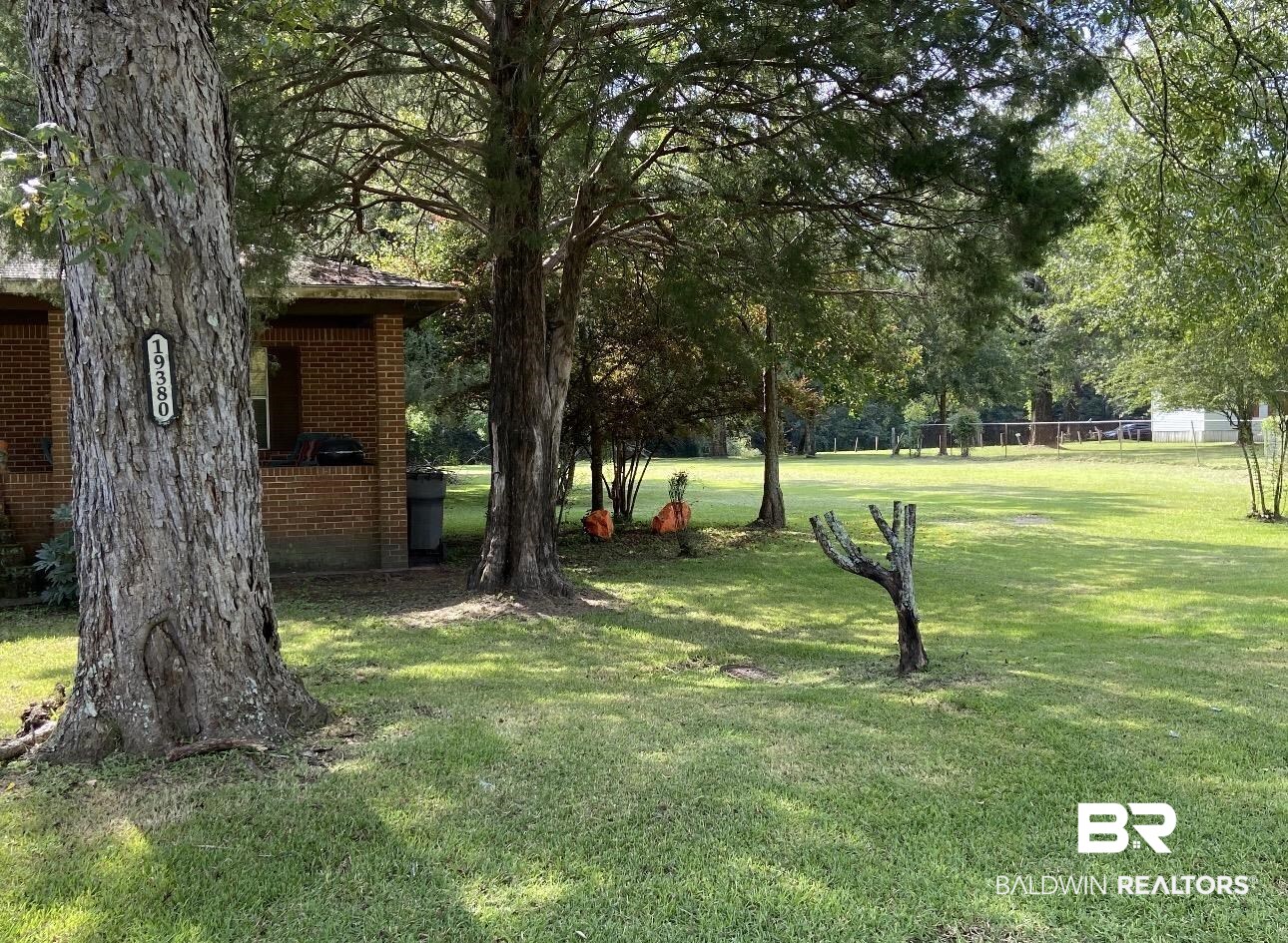 19380 Shepard Lake Road East Mount Vernon, AL 36560 - Photo 3 of 3 Expansive green lawn with mature trees providing ample shade
