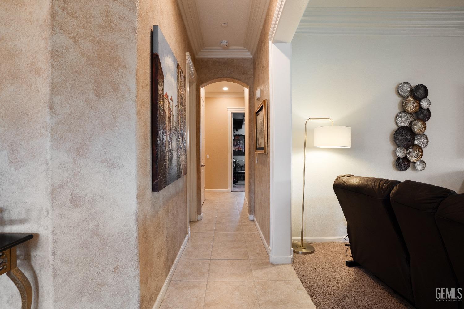 Undisclosed Address Bakersfield, CA 93314 - Photo 19 of 42 a view of a hallway view with staircase