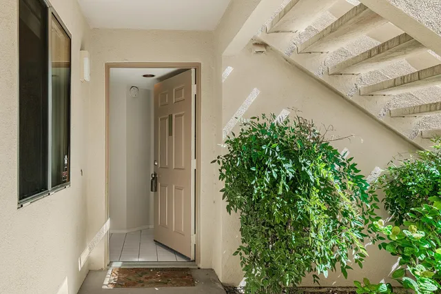a view of a kitchen with a refrigerator a sink and dishwasher