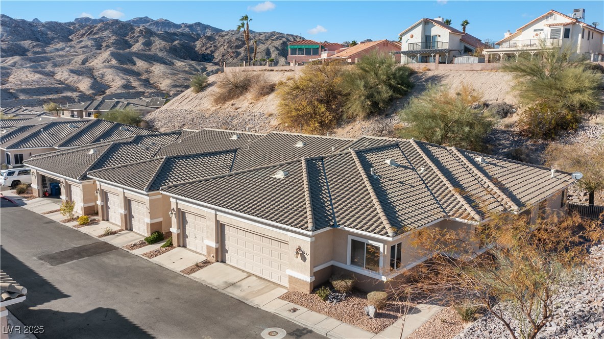 3342 Pheasant Canyon Way, Unit 1013 Laughlin, NV 89029 - Photo 56 of 74 Aerial view with a residential view and a mountain