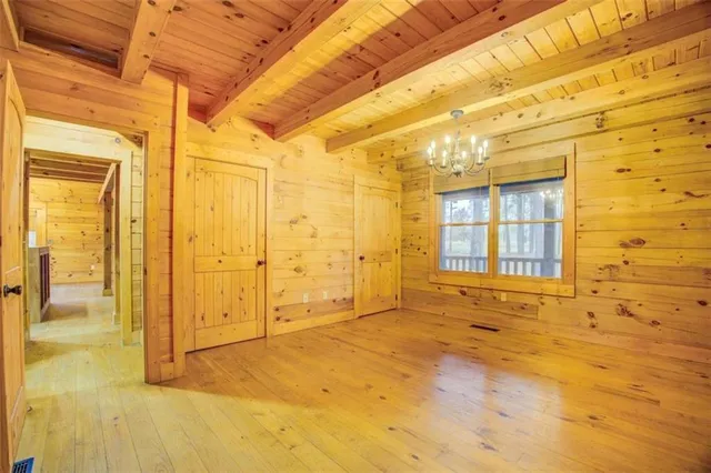 a view of an empty room