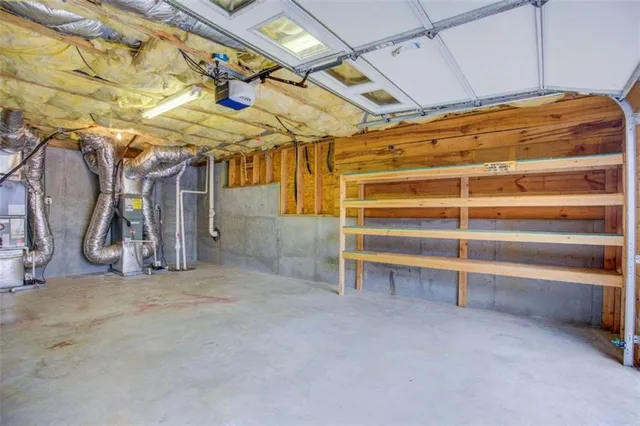 a view of storage and utility room