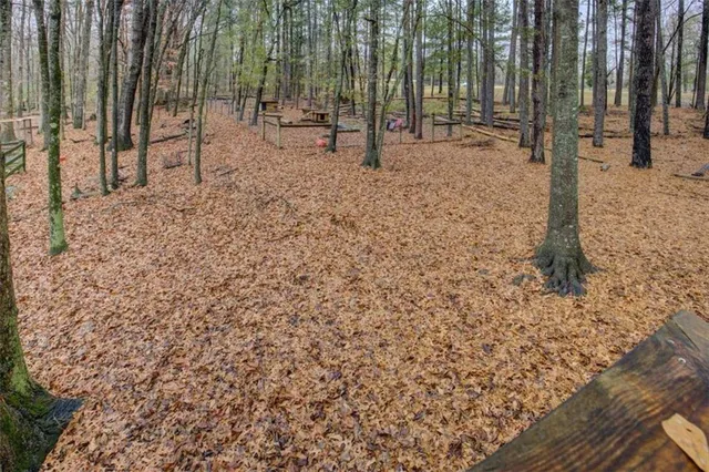 a view of outdoor space with trees