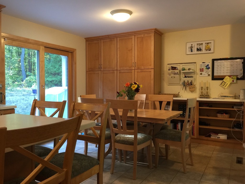 87 Aubinwood Road Amherst, MA 01002 - Photo 10 of 30 a view of a dining room with furniture window and outside view