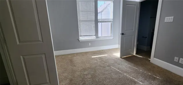 a close view of closet