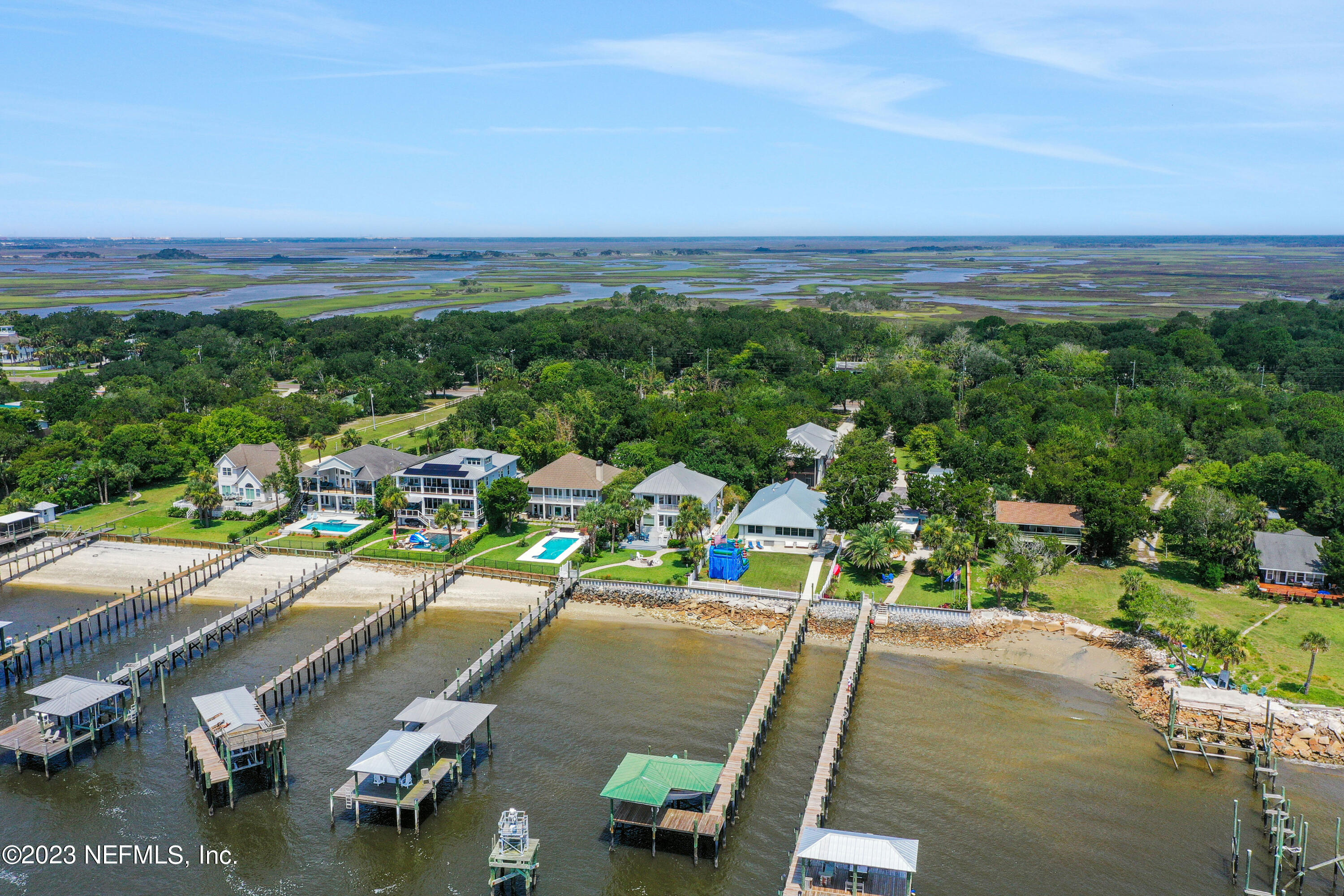10100 Heckscher Drive Jacksonville, FL 32226 - Photo 82 of 90 an aerial view of residential houses with outdoor space