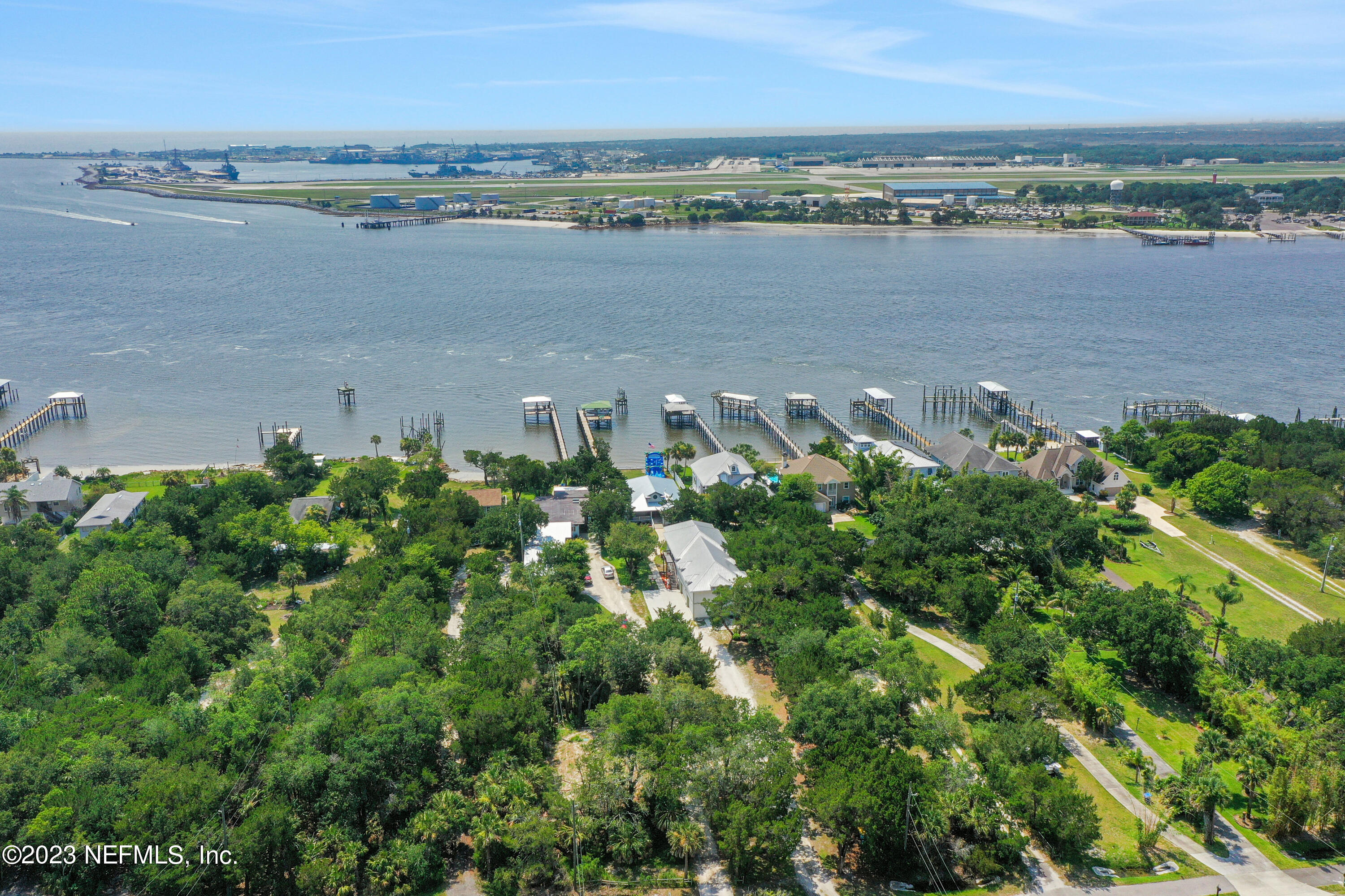 10100 Heckscher Drive Jacksonville, FL 32226 - Photo 90 of 90 an aerial view of ocean and residential houses with outdoor space and ocean view