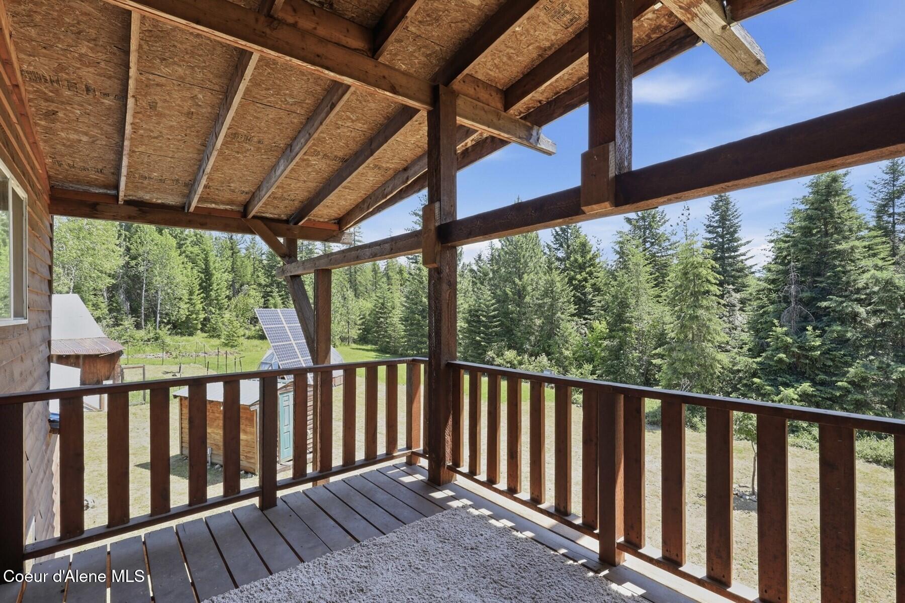 2307 Gold Creek Ridge Road Sandpoint, ID 83864 - Photo 21 of 50 Private Covered Deck