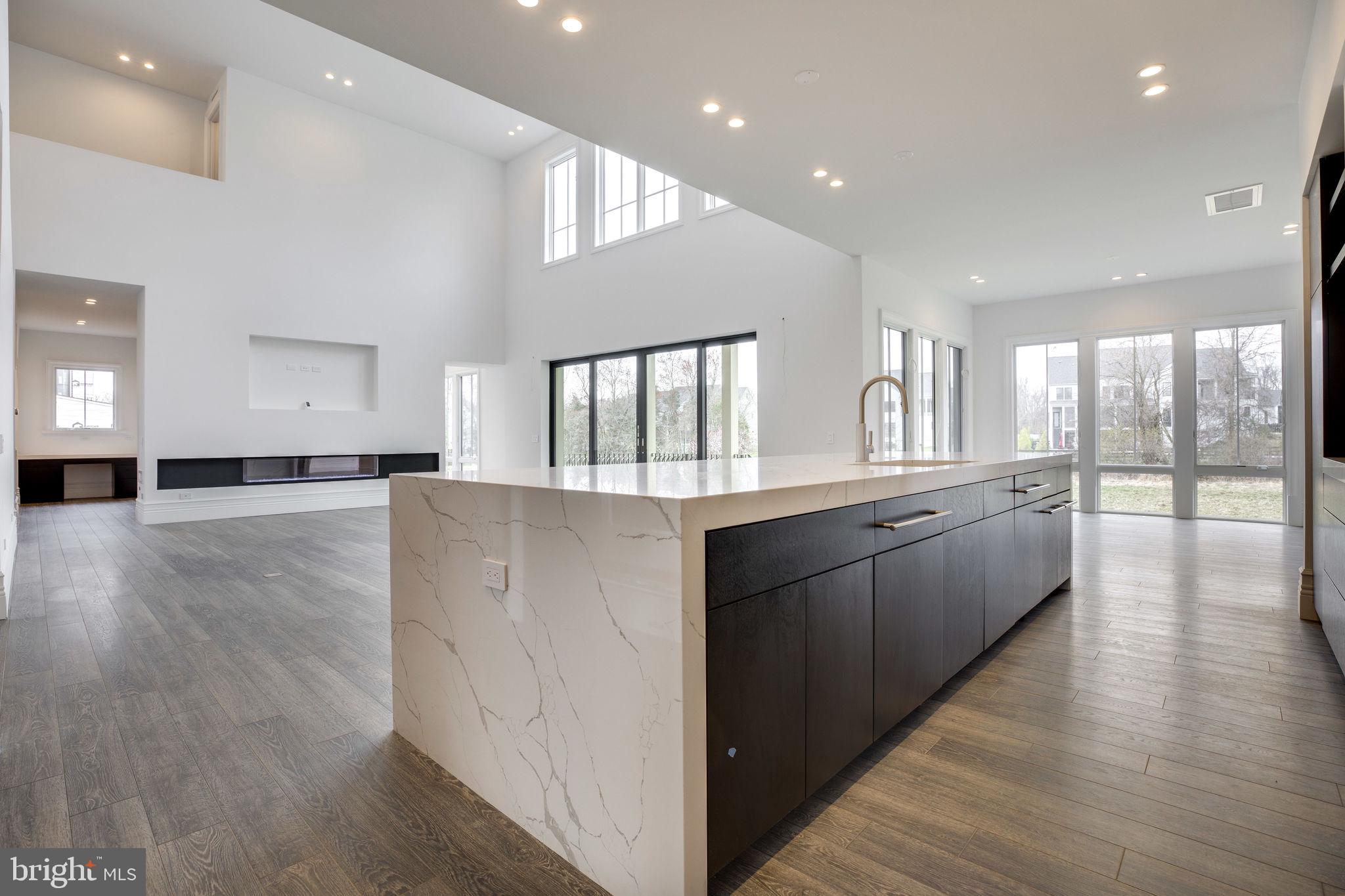 23075 Red Sunset Place Aldie, VA 20105 - Photo 27 of 89 Kitchen waterfall island w/ 2 dishwashers