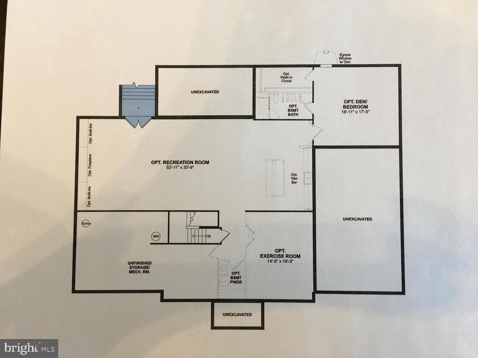 23075 Red Sunset Place Aldie, VA 20105 - Photo 89 of 89 Lower level floorplan