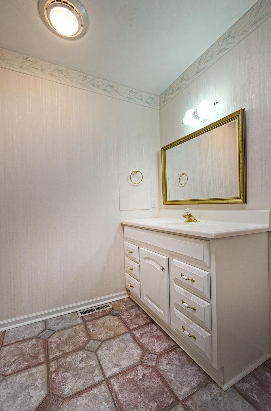 4925 Grape Tree Lane Roanoke, VA 24018 - Photo 16 of 27 a bathroom with a sink and a mirror