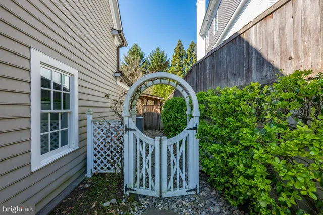 a view of a house with a large window