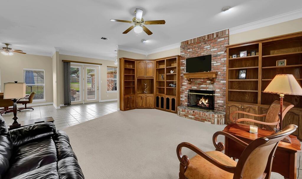 3111 Rockbridge Road Waco, TX 76657 - Photo 13 of 40 a room with furniture ceiling fan and a window