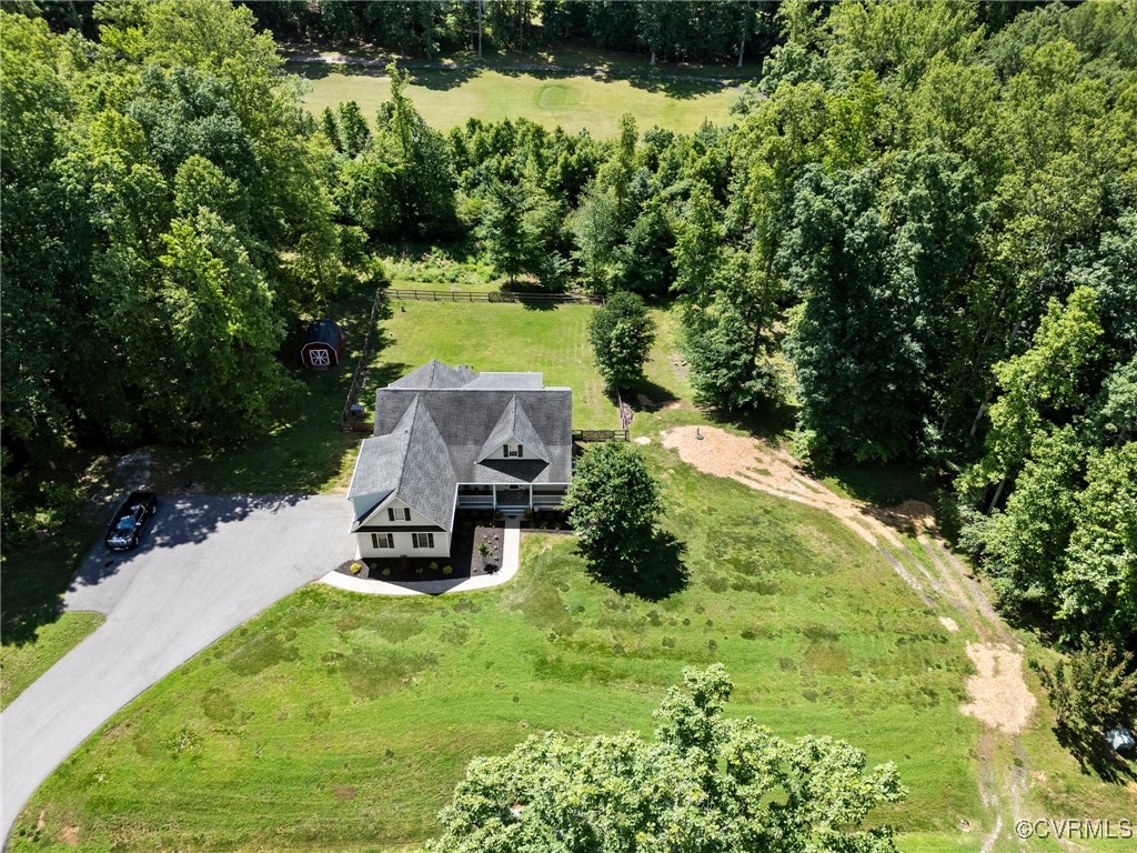 1629 Olmstead Drive Powhatan, VA 23139 - Photo 38 of 50 a aerial view of a house with a yard