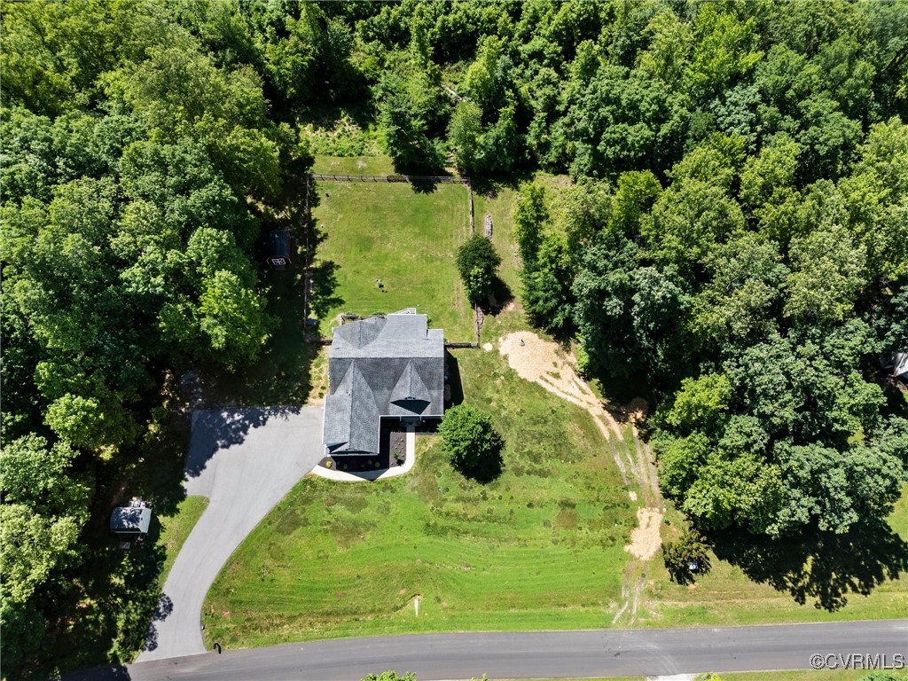 1629 Olmstead Drive Powhatan, VA 23139 - Photo 39 of 50 an aerial view of a house with a yard