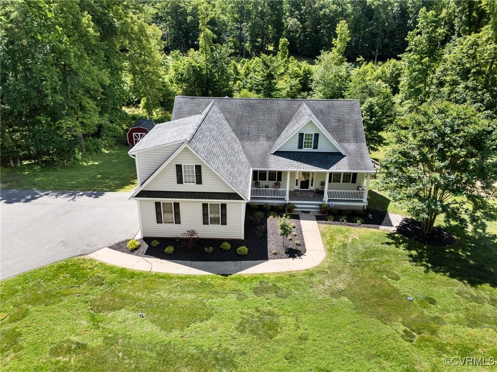 1629 Olmstead Drive Powhatan, VA 23139 - Photo 41 of 50 an aerial view of a house
