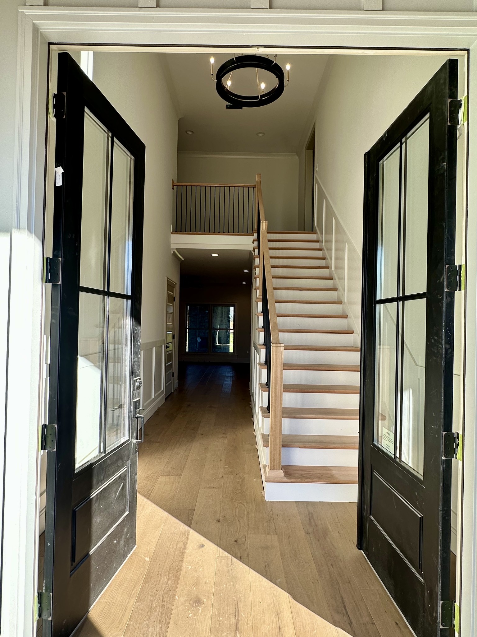 5541 Sinclair Street Murfreesboro, TN 37127 - Photo 2 of 29 a view of a hallway with wooden floor and staircase