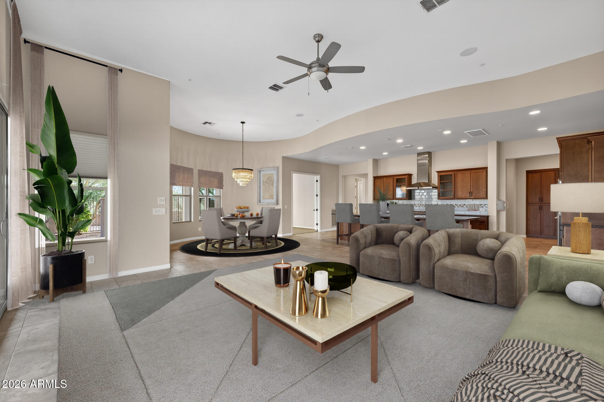 17662 Blaze Lane Rio Verde, AZ 85263 - Photo 17 of 68 13) GREAT ROOM_Virtually Staged