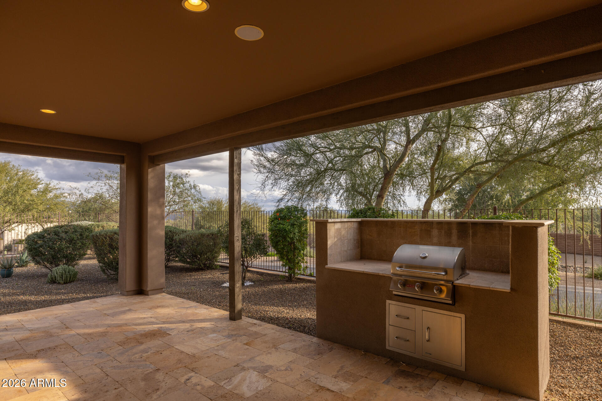 17662 Blaze Lane Rio Verde, AZ 85263 - Photo 38 of 68 a view of a television with a backyard