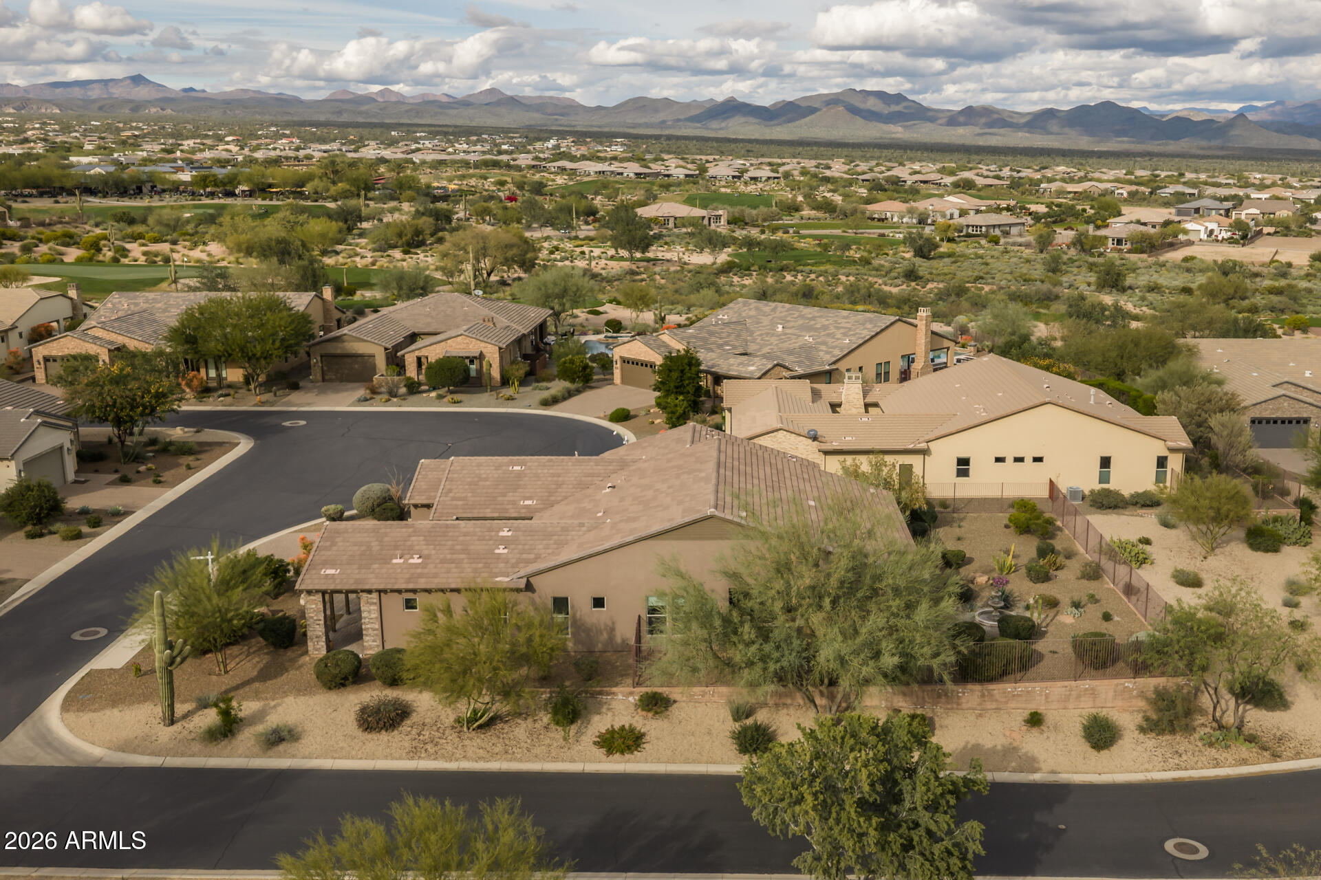 17662 Blaze Lane Rio Verde, AZ 85263 - Photo 4 of 68 an aerial view of residential houses with outdoor space