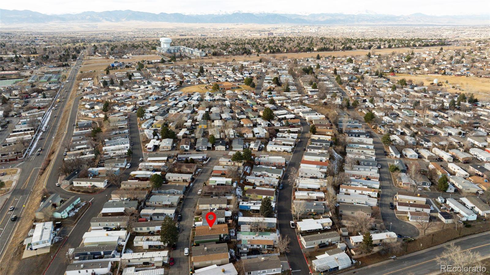2625 Pheasant Street Denver, CO 80260 - Photo 17 of 18 an aerial view of multiple house