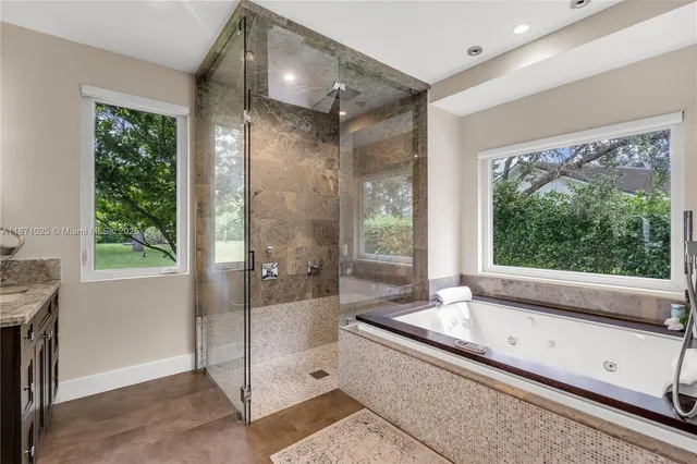 a view of a volley ball court