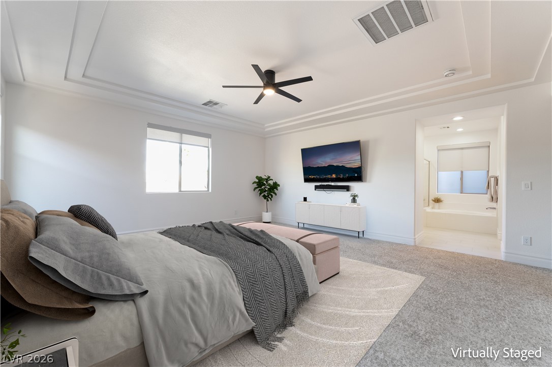 10206 Cider Mill Road Las Vegas, NV 89135 - Photo 14 of 39 Virtually Staged - Primary Suite