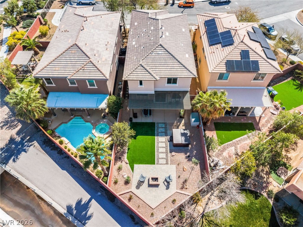 10206 Cider Mill Road Las Vegas, NV 89135 - Photo 29 of 39 Aerial of Rear