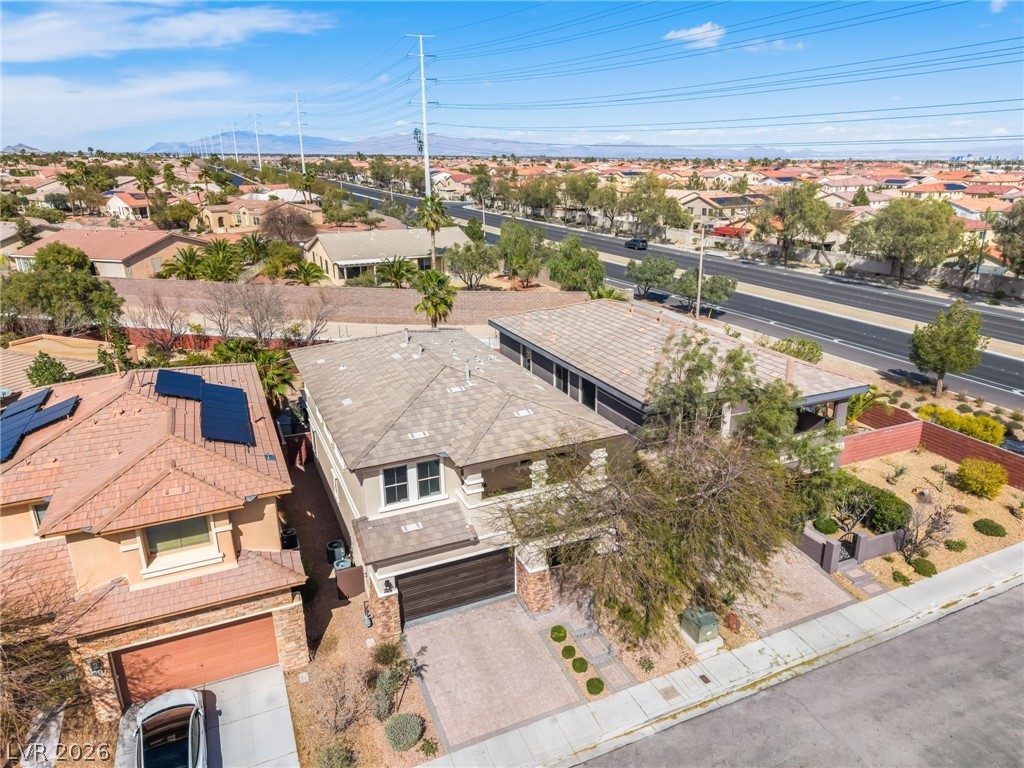 10206 Cider Mill Road Las Vegas, NV 89135 - Photo 30 of 39 Aerial perspective of home