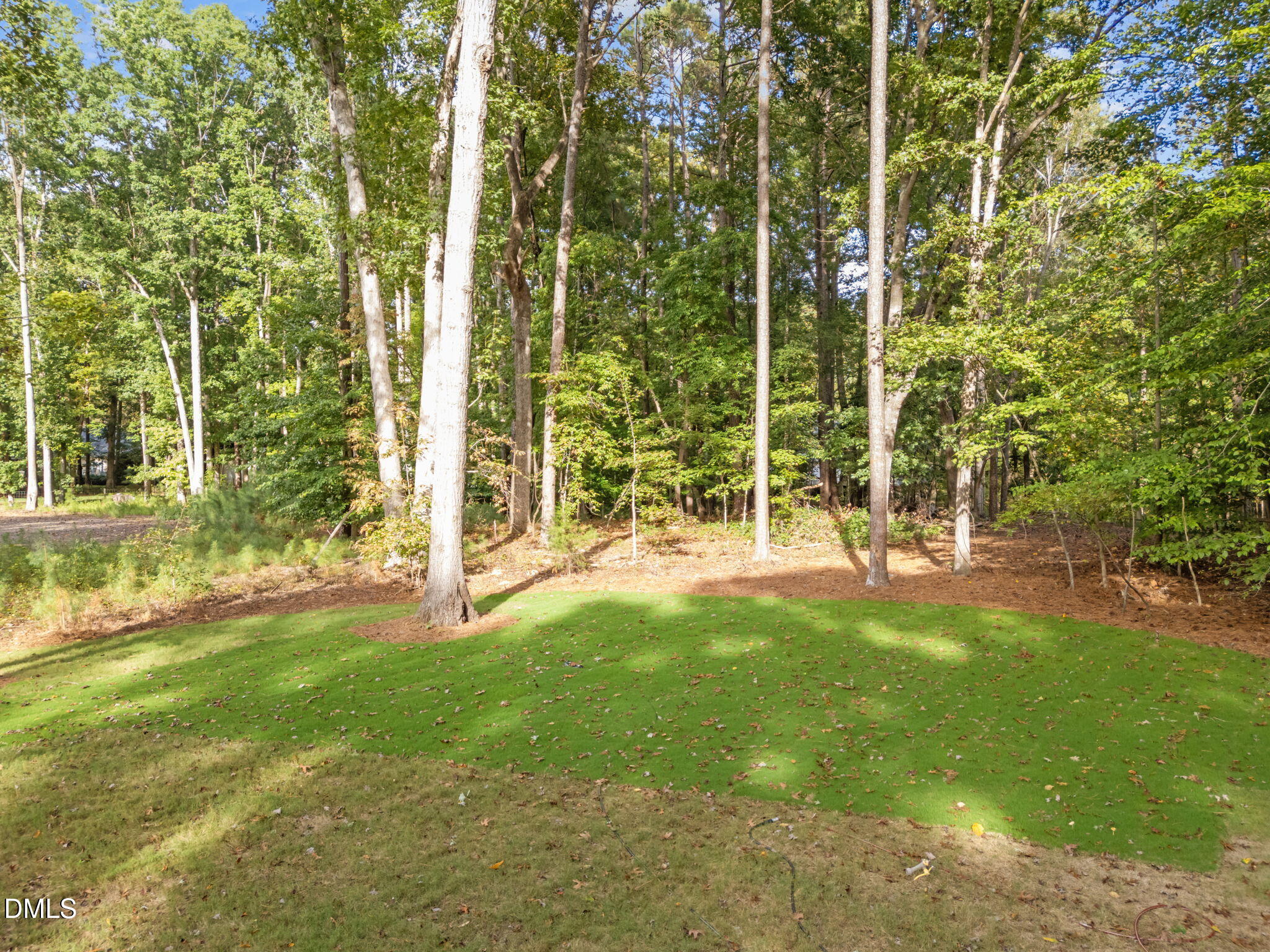 1404 Song Bird Crest Way Raleigh, NC 27613 - Photo 6 of 54 a view of a yard with brick walls