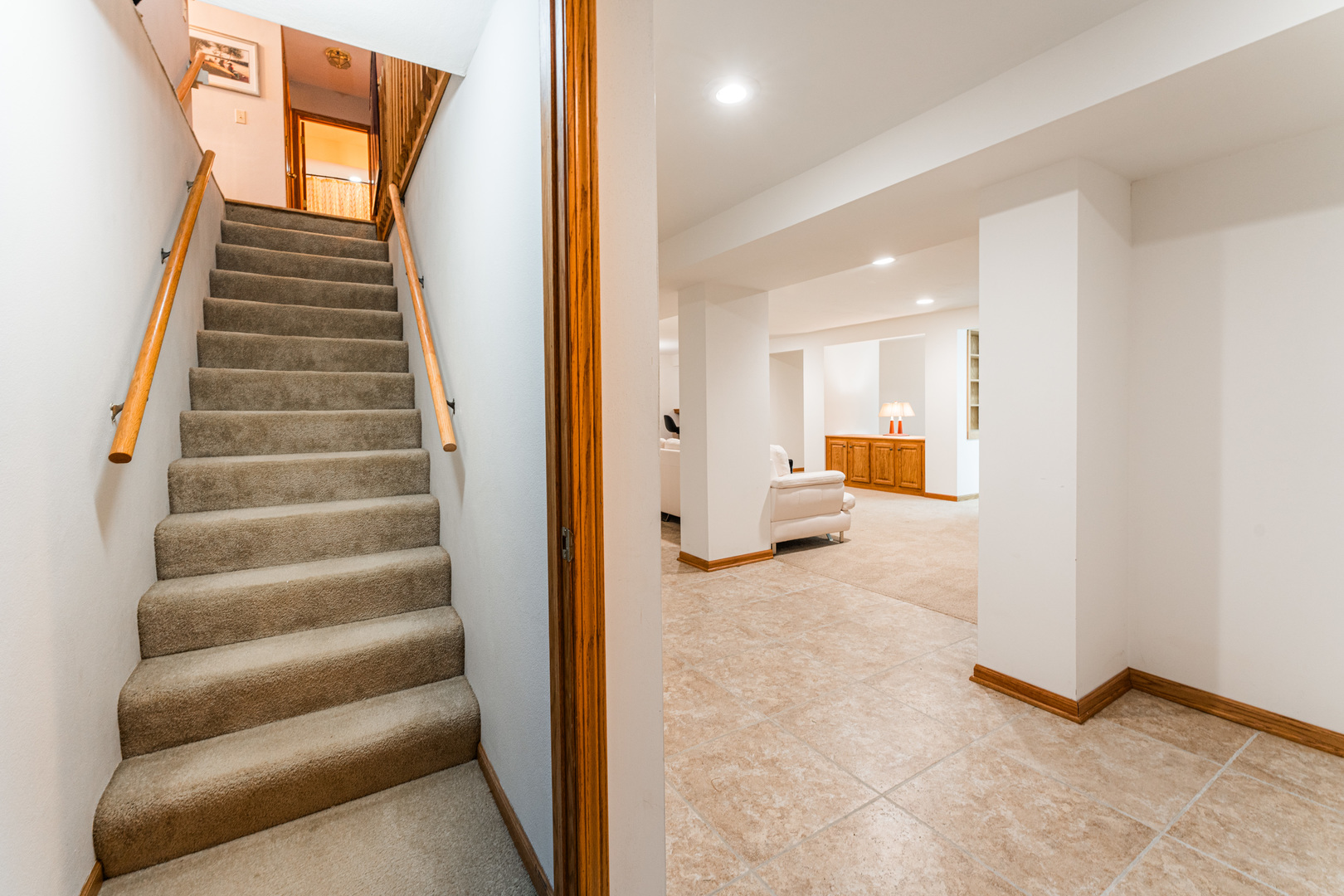 6646 North Point Road Rockford, IL 61108 - Photo 20 of 33 a view of main area and staircase