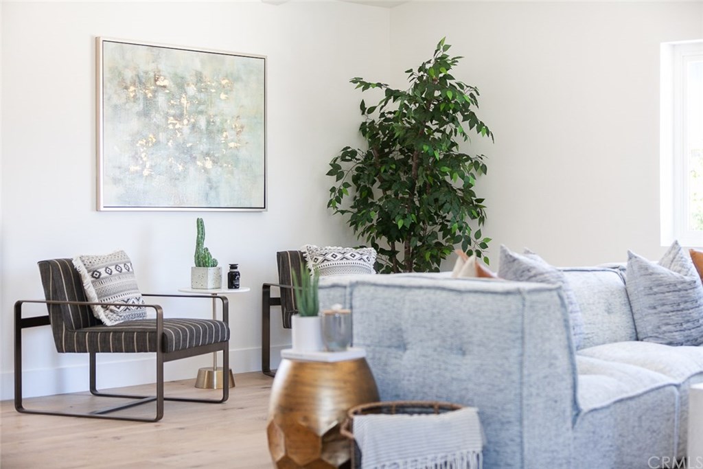 297 Rose Lane Costa Mesa, CA 92627 - Photo 10 of 17 a living room with furniture and a potted plant