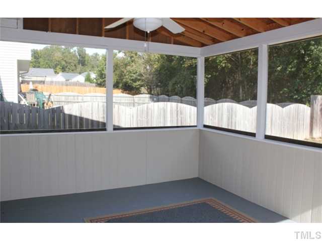 3801 Hopper Street Raleigh, NC 27616 - Photo 18 of 25 Screended Porch with Ceiling Fan