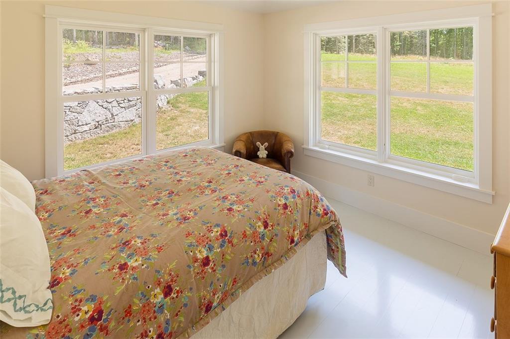171 Falls Bridge Road Blue Hill, ME 04614 - Photo 21 of 32 Second bedroom with painted hardwood...