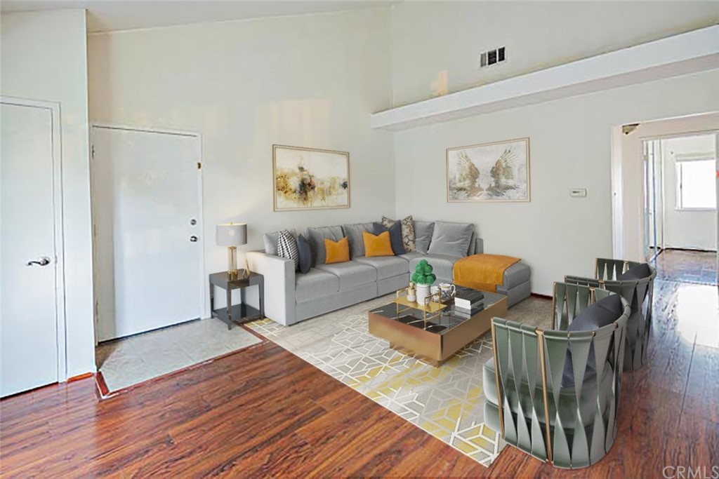 Virtually Staged Living Room