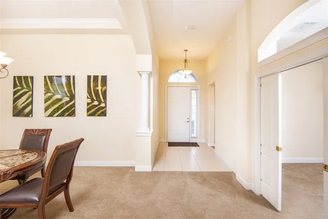 a view of a livingroom with furniture