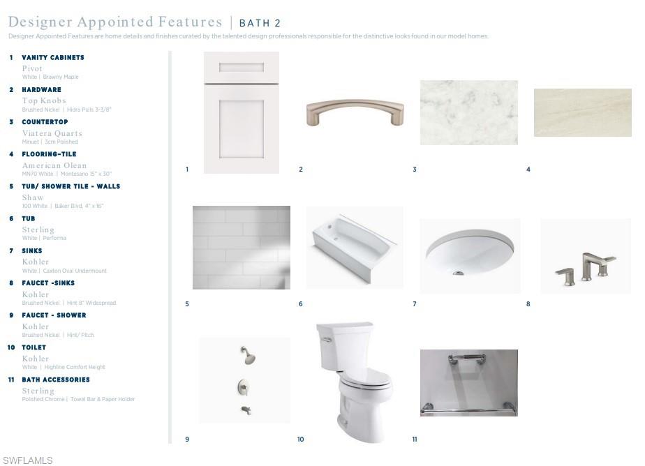 14557 Kingfisher Loop Naples, FL 34120 - Photo 25 of 27 a bathroom with a sink a toilet and mirror