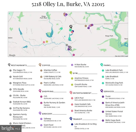 $850,000 | 5218 Olley Lane, Burke, VA 22015