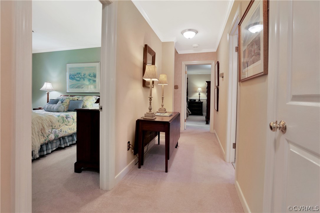 14301 Newgate Road Midlothian, VA 23113 - Photo 18 of 37 a view of a livingroom from a hallway