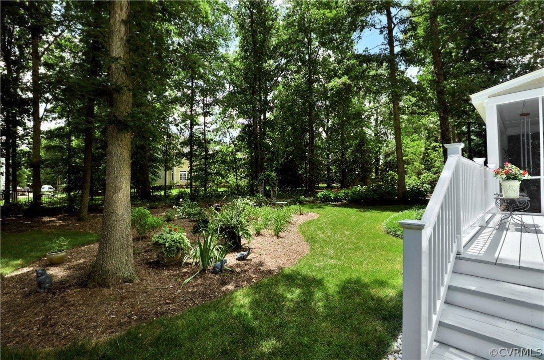 14301 Newgate Road Midlothian, VA 23113 - Photo 32 of 37 a view of backyard with green space
