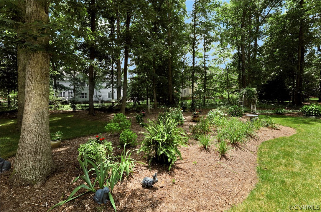 14301 Newgate Road Midlothian, VA 23113 - Photo 35 of 37 a view of a garden with a tree