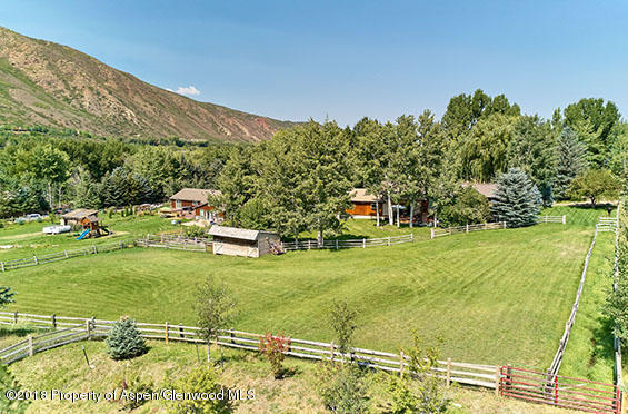 88 Holland Hills Road Basalt, CO 81621 - Photo 50 of 52 a view of a big yard with table and chairs