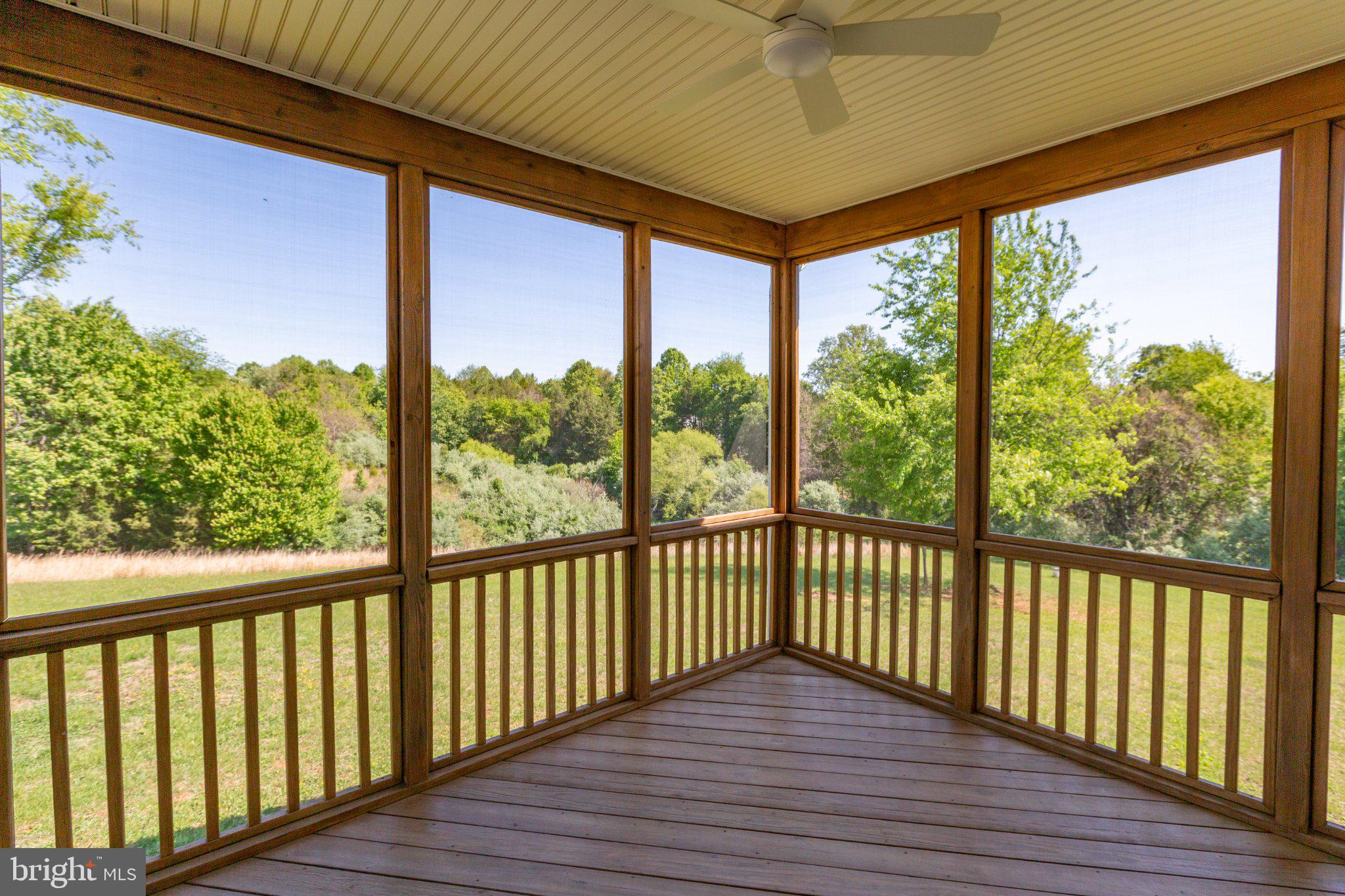 16390 Wayland Road Culpeper, VA 22701 - Photo 55 of 92 Serene screened porch with nature views.
