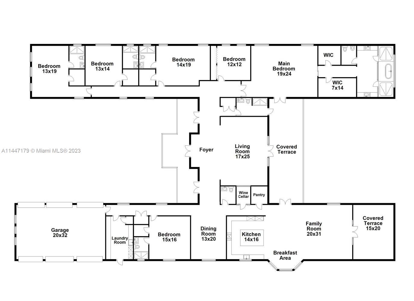 11880 Southwest 47th Street Miami, FL 33175 - Photo 55 of 61 a black and white photo of a open area