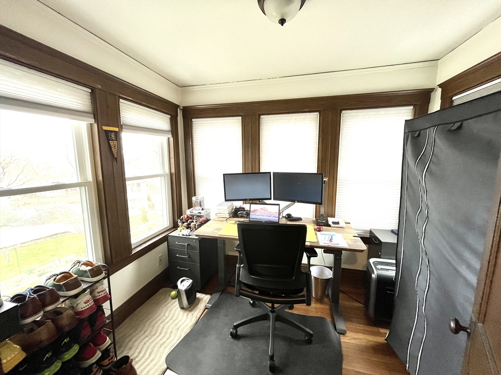 16-18 Oak Hill Road, Unit 1 Waltham, MA 02451 - Photo 11 of 11 a view of a workspace with furniture and a window