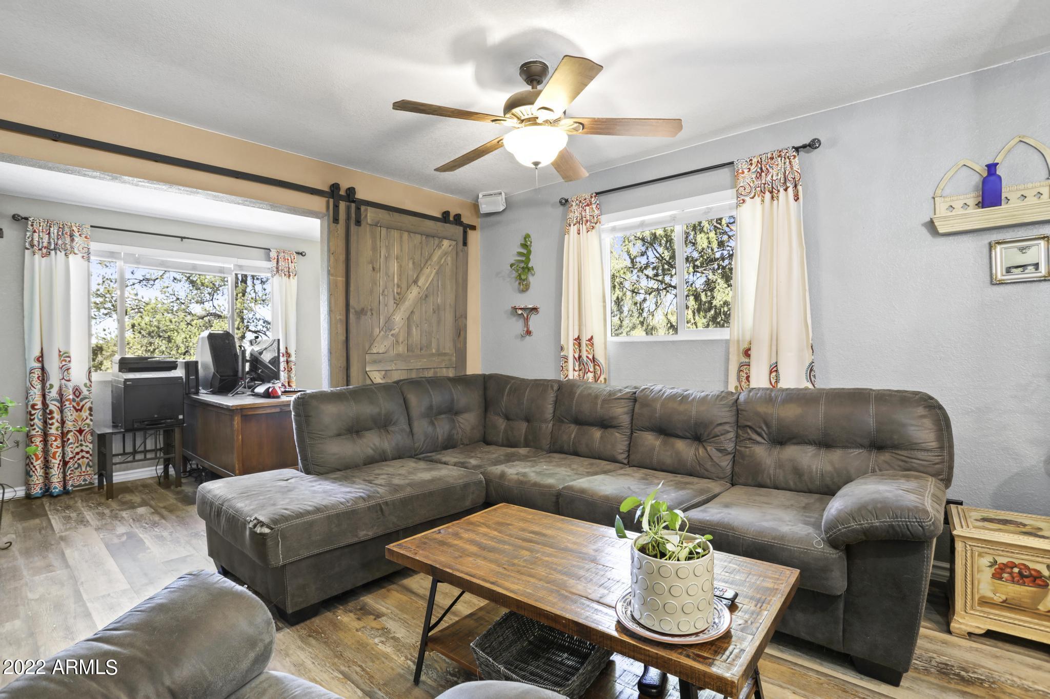 Living Area and Office