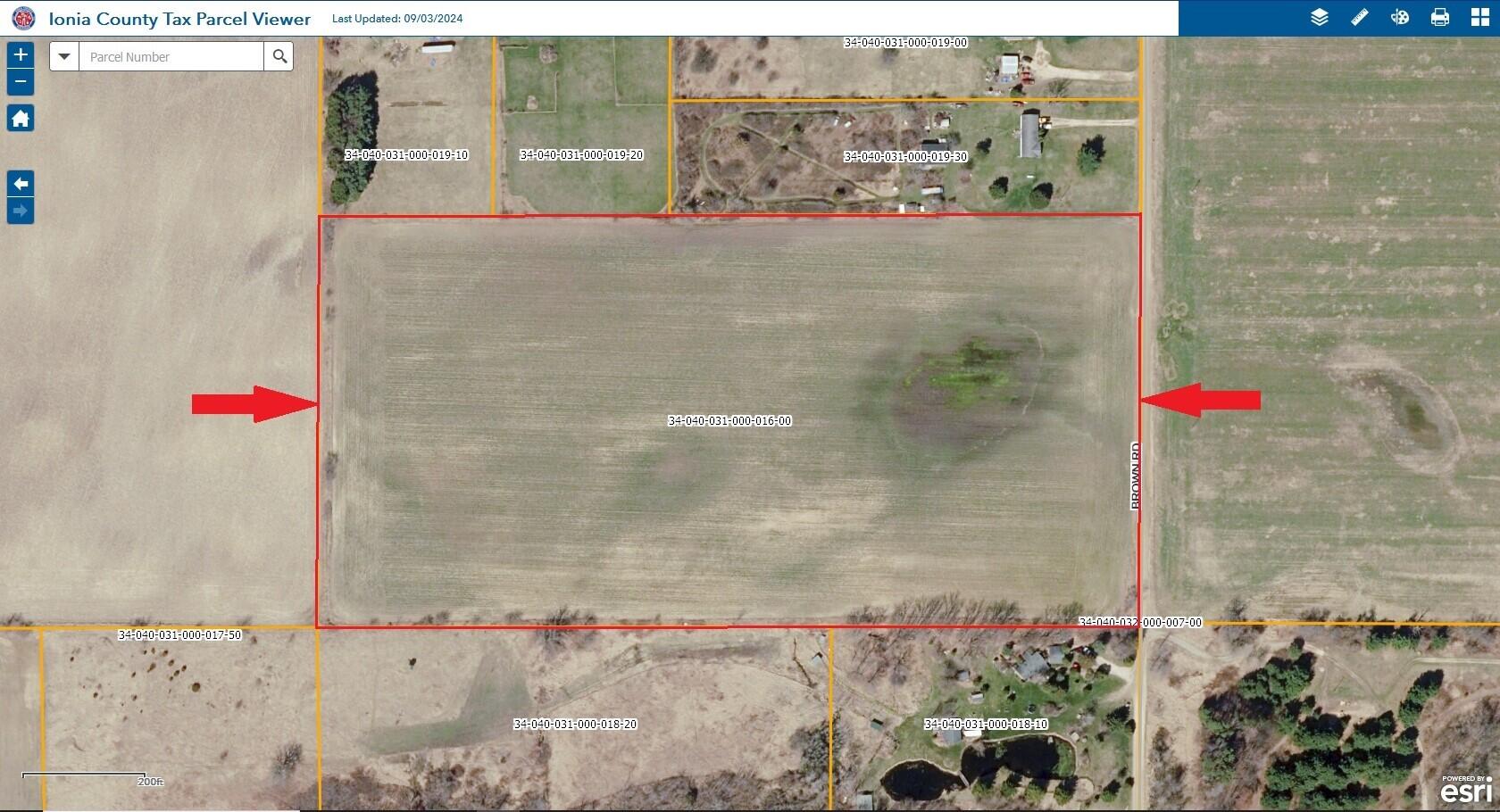 Brown Road Sunfield, MI 48890 - Photo 17 of 18 Aerial2-20