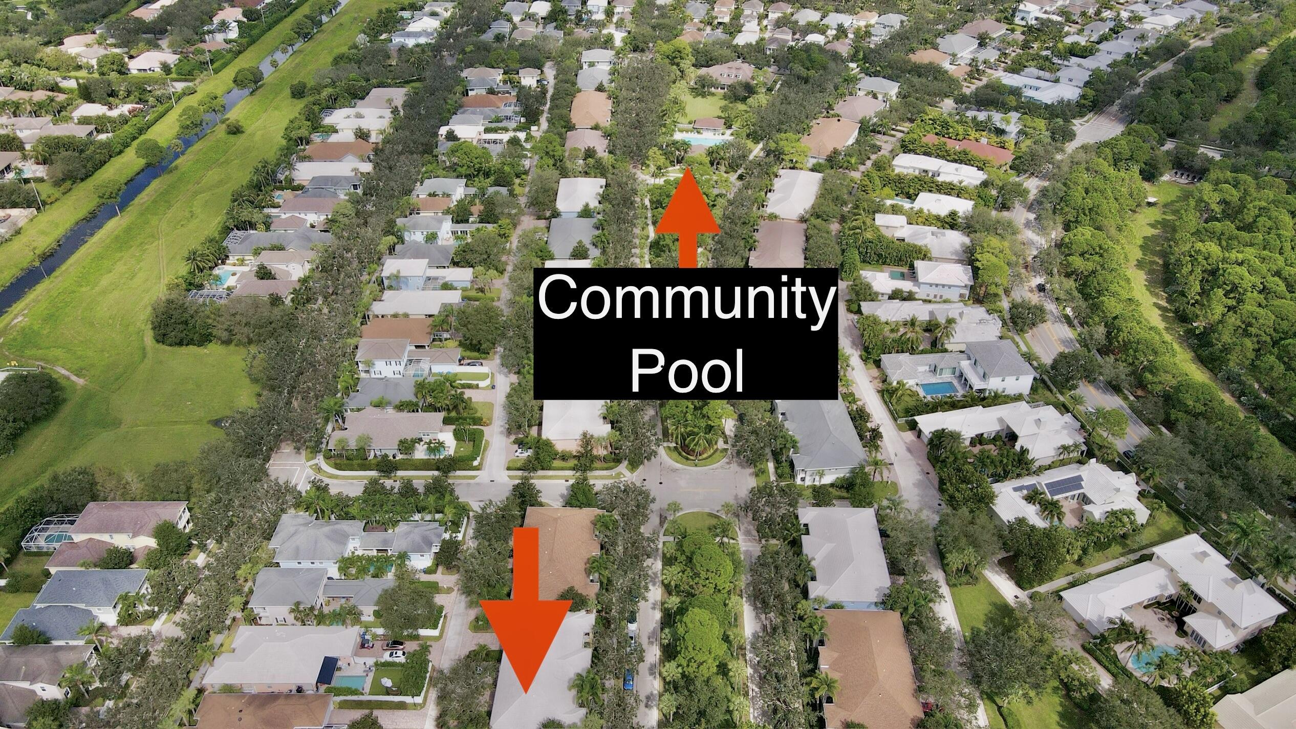 3232 West Community Drive Jupiter, FL 33458 - Photo 50 of 51 Community Pool Aerial