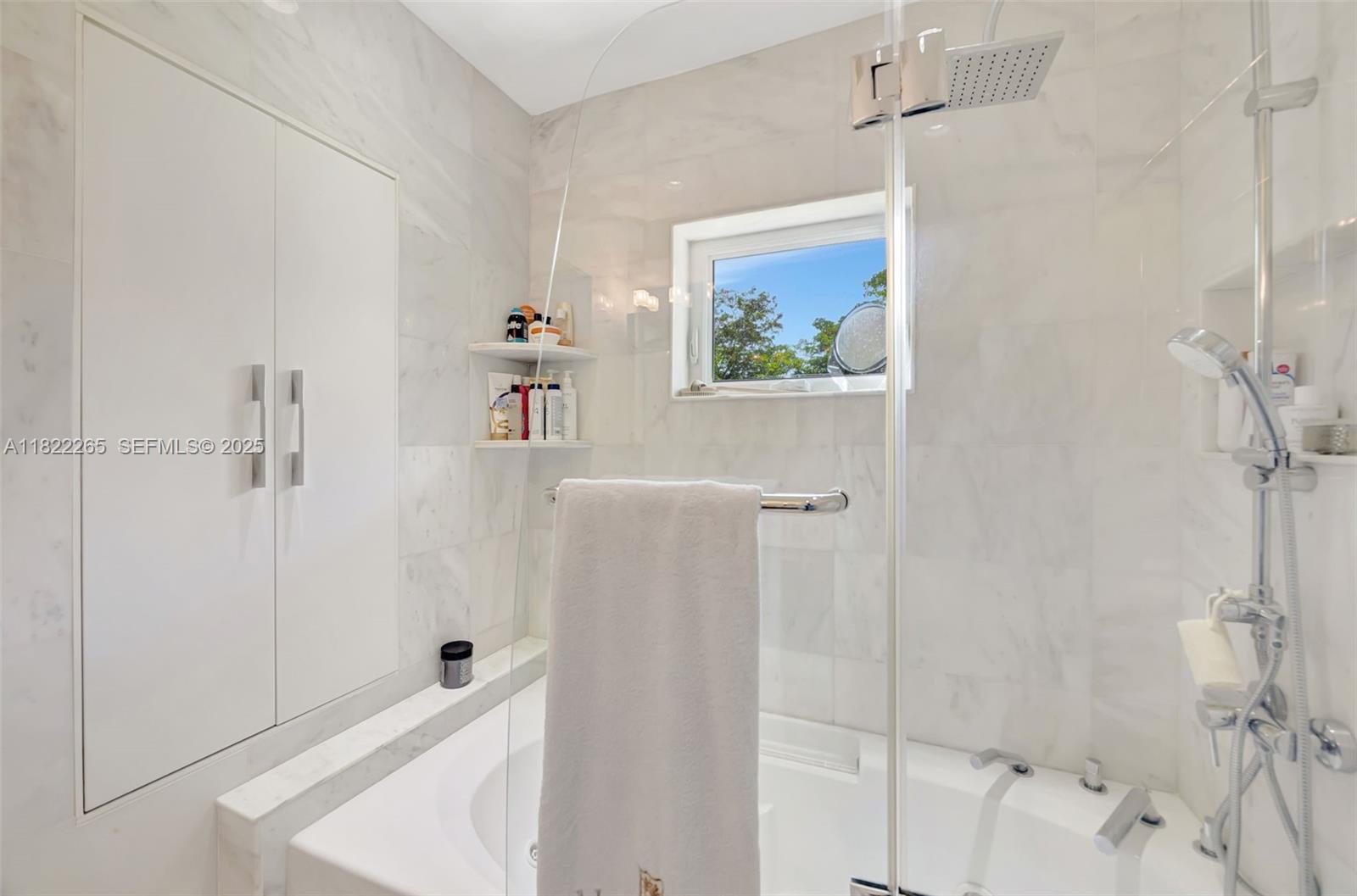 11230 Southwest 69th Court Pinecrest, FL 33156 - Photo 6 of 87 Marble Tiled from floor to ceiling