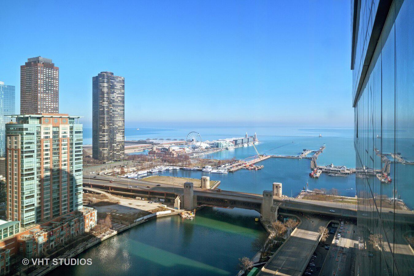 Undisclosed Address Chicago, IL 60601 - Photo 12 of 21 a view of a city with tall buildings